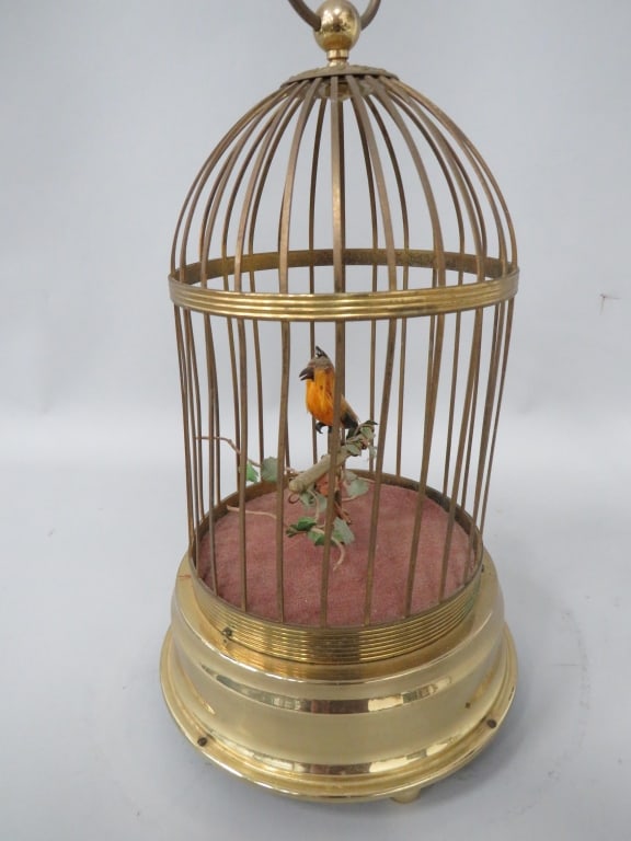 Brass Bird Cage Music Box (1 of 5)