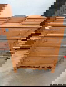 1860's Primitive Country Chest of Drawers