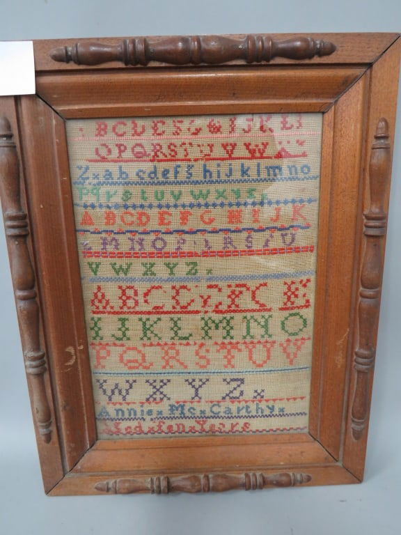 Early Framed Sampler (1 of 5)
