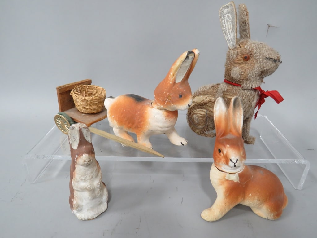 (3) Rabbit Candy Containers (1 of 7)