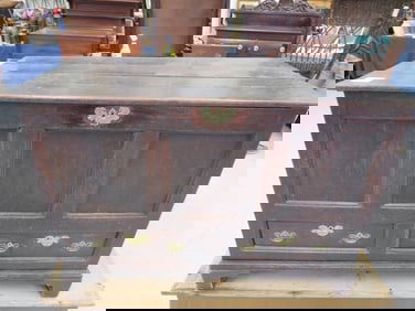 Late 1700's Oak Dower Blanket Chest