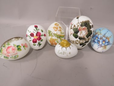 (6) Early Blown Easter Eggs