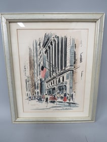 NYSE Framed Print