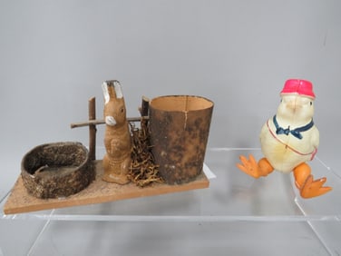 German Rabbit Toothpick Holder & Celonaid Chick To