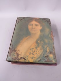 Rare Victorian Music Box Photo Album