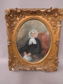 Late 1800s Guilded Portrait