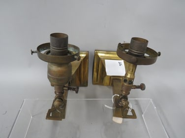 Brass Gas Lights