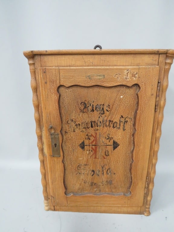 Early European Hanging Cupboard (1 of 7)