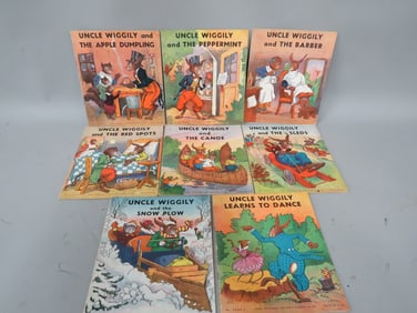 (8) Unvle Wiggly Child's Storybooks