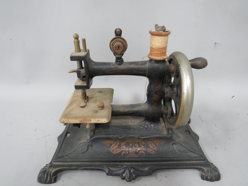 Cast-Iron Child's Sewing Machine: A Very Nice Piece.