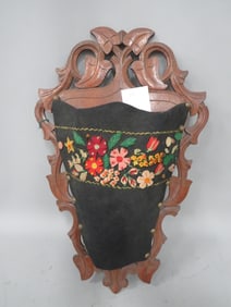 Rare Ornate Victorian Wall Pocket