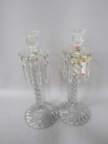 1930s Fostoria Colon & Candle Holders