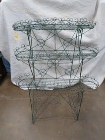 Antique Victorian Wire Fern Stand