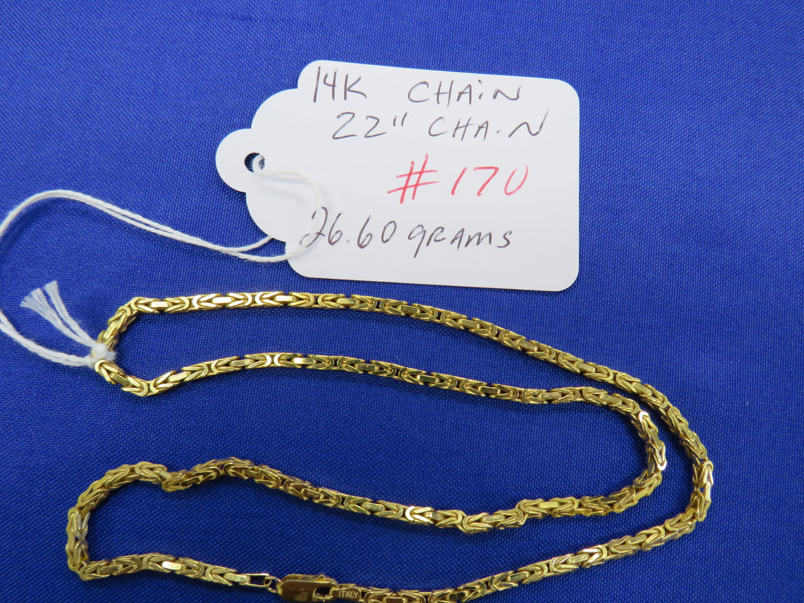 14K 22" Chain (1 of 3)