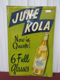 June Kola Metal Sign