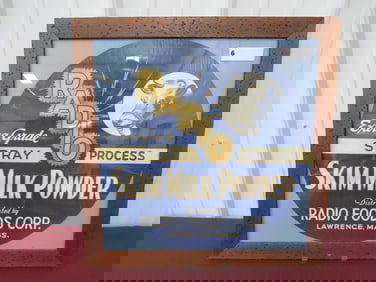 NOS Radio Spray Skim Milk Powder Sign