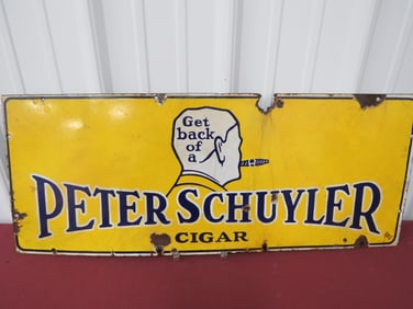 Peter Schuyler Cigar Sign