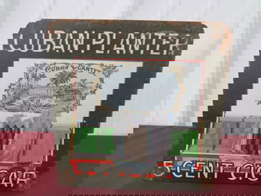 Cuban Planter Cigar Tent Table Sign