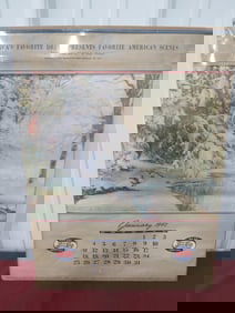 1842 Double Dot Pepsi Calendar
