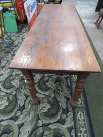 Oak Country Store Display Table