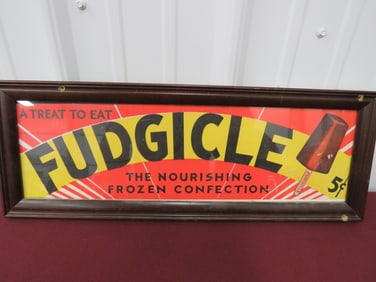 Fudgcicle Cardboard Sign