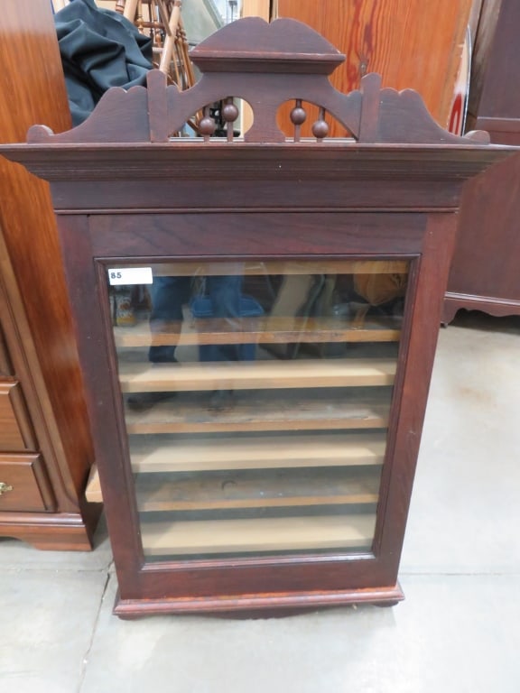 Oak 1 Door Store Display Cabinet (1 of 6)