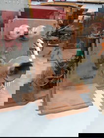 Dean Electric Co. Oak Wall Phone