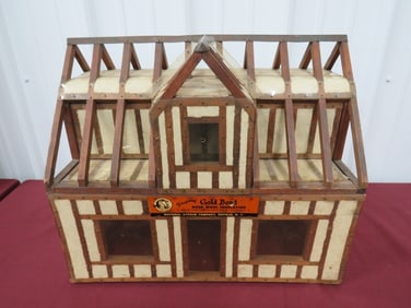 Rare Salesman Sample Gold Bond Insulation House