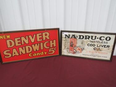 New Denver Candy & Na-Dru-Co Signs