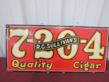 RG Sullivan Cigar Sign