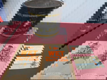 Dutch Boy White Lead Painting w/ Cards