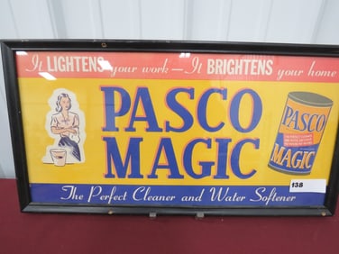 Pasco Magic Cleaner Sign