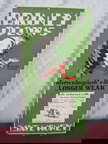 Brinley Plows Cardboard Sign