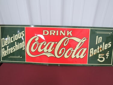 NOS Coca-Cola Embossed Sign