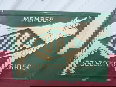 Coba Embossed Sires Sign