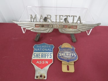 (3) License Plate Toppers
