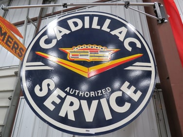 48" Double-Sided Cadillac Sign