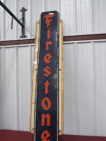 1947 Firestone Self-Framed Sign