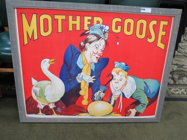 Mother Goose Cardboard Sign