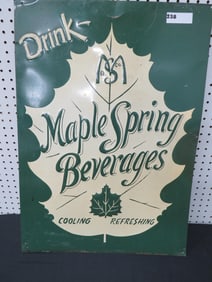 Maple Spring Beverage Sign