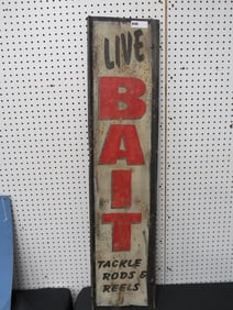 Live Bait Sign