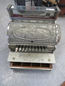 NCR Nickel Plated Cash Register