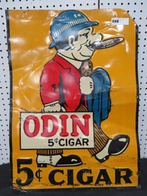 Odin .05Cent Cigar Sign