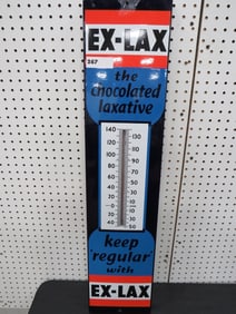 Ex-Lax Porcelain Thermometer