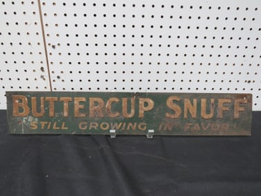 Buttercup Snuff Sign