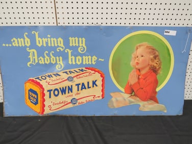 Town Talk Bread Sign