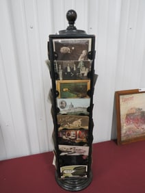 Revolving Store Postcard Rack