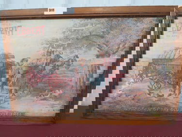 Ebbert Wagon Co. Embossed Sign