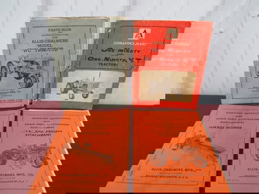 (4) Allis Chalmers Implement Manuals
