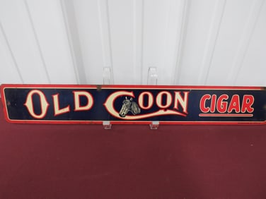 Old Coon Cigars Door Push